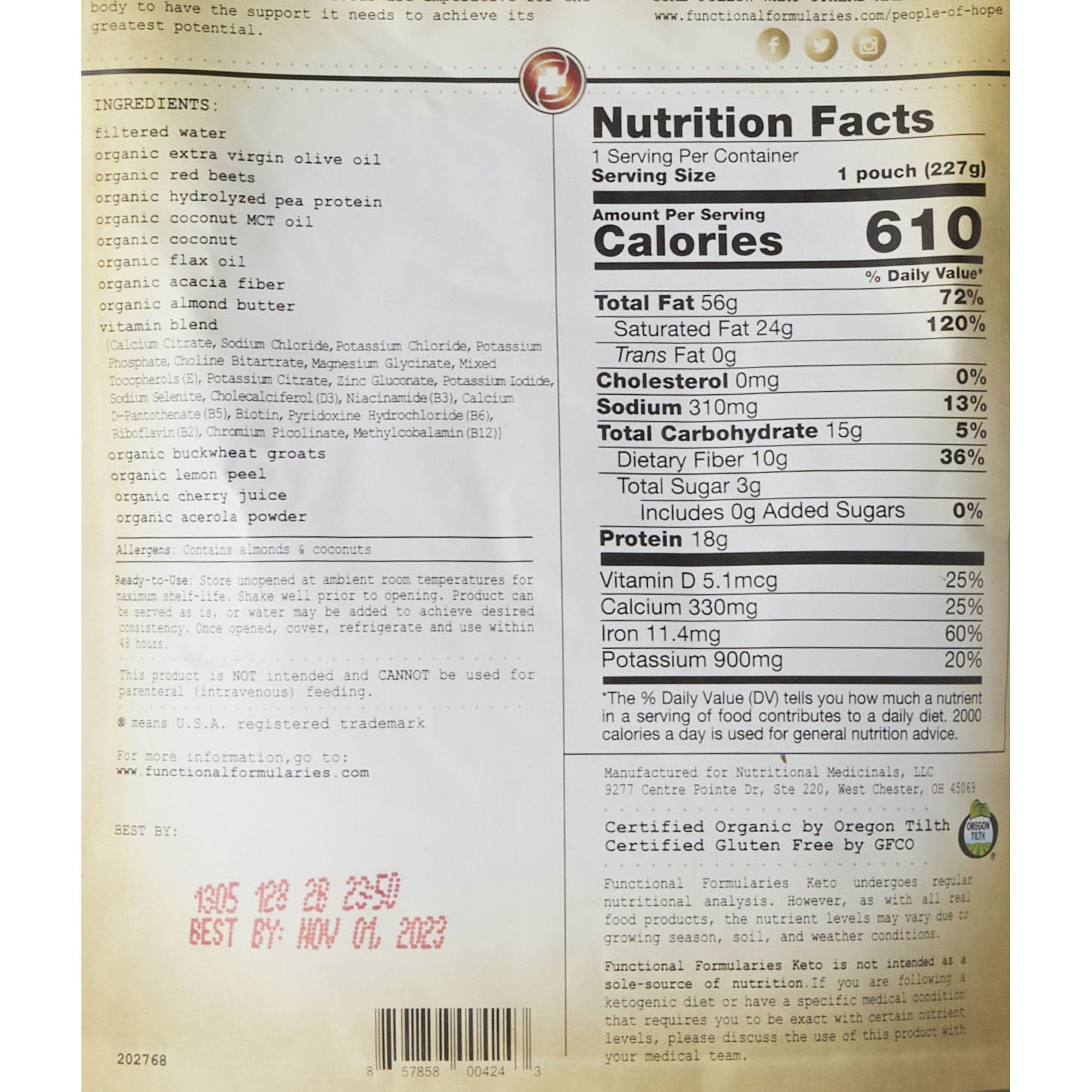 Keto Peptide Plant-Based Ketogenic Formula - Image 2