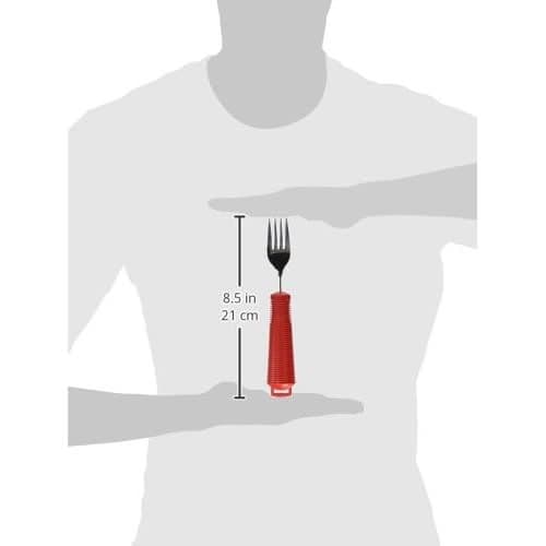 Essential Medical Supply Power of Red Bendable Fork - Each - Image 3