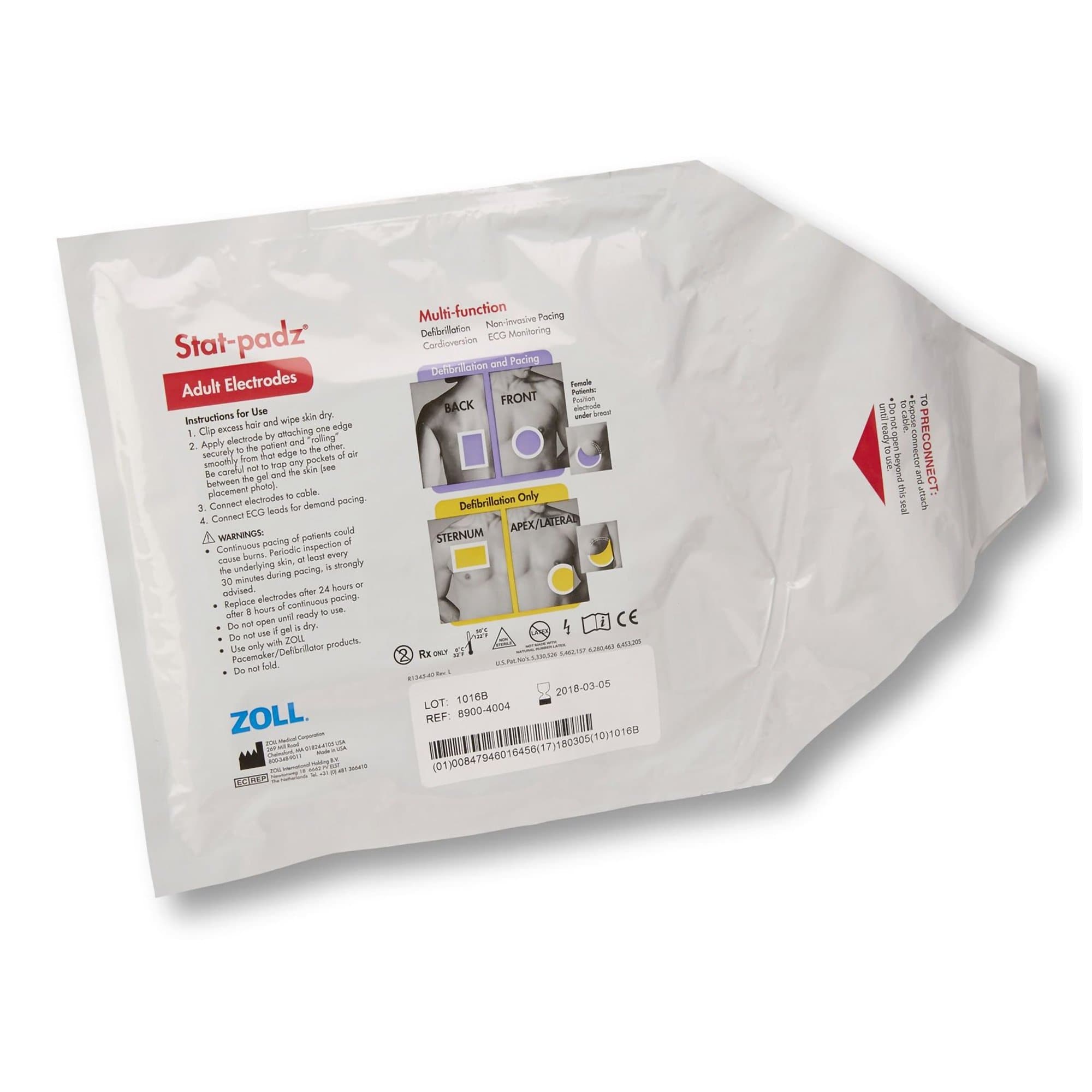 Stat Padz Multi-Function Electrode Pad - Case of 12 - Image 1