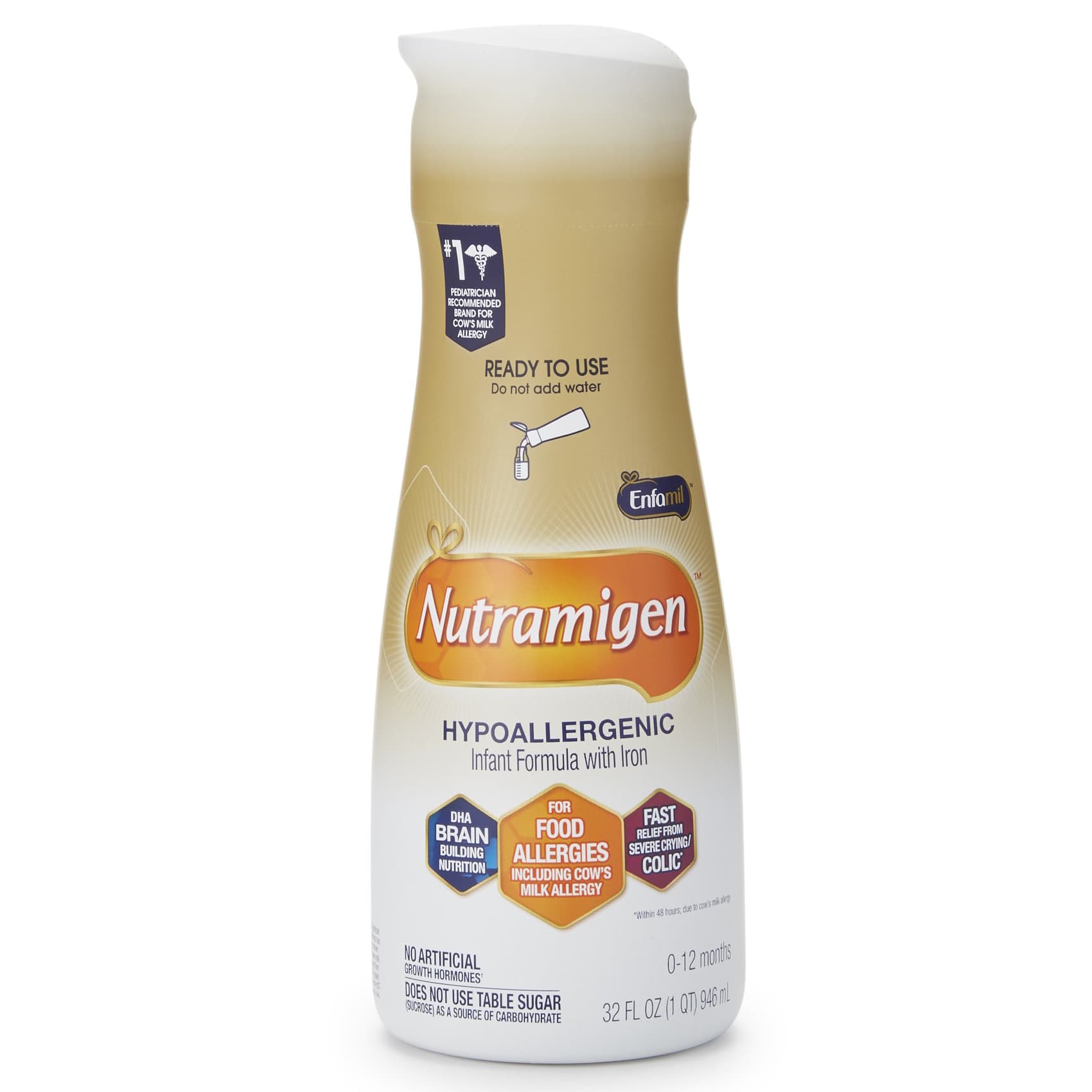 Nutramigen Hypoallergenic Ready to Feed Infant Formula with Iron - Image 1