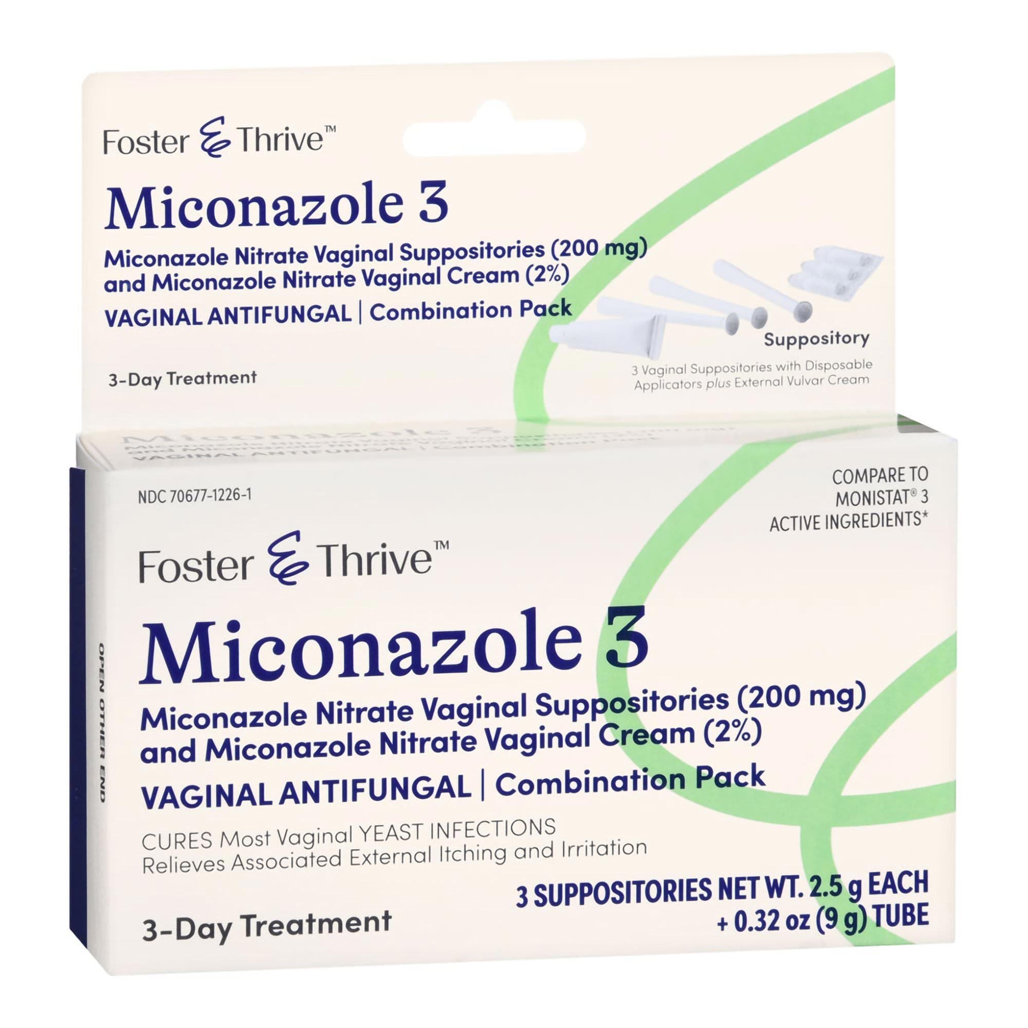 Foster and Thrive Miconazole 3 Vaginal Antifungal 2 % Cream - Image 3
