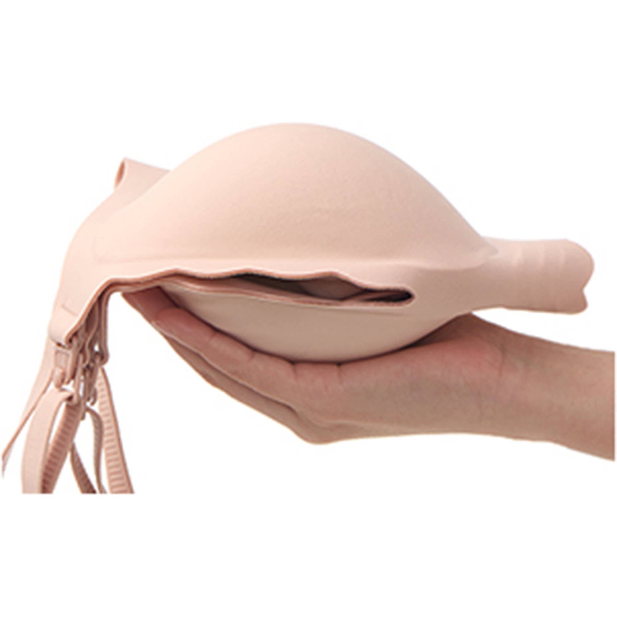 Momcozy Jelly Strip Nursing Bra, Beige, Large - Each - Image 2