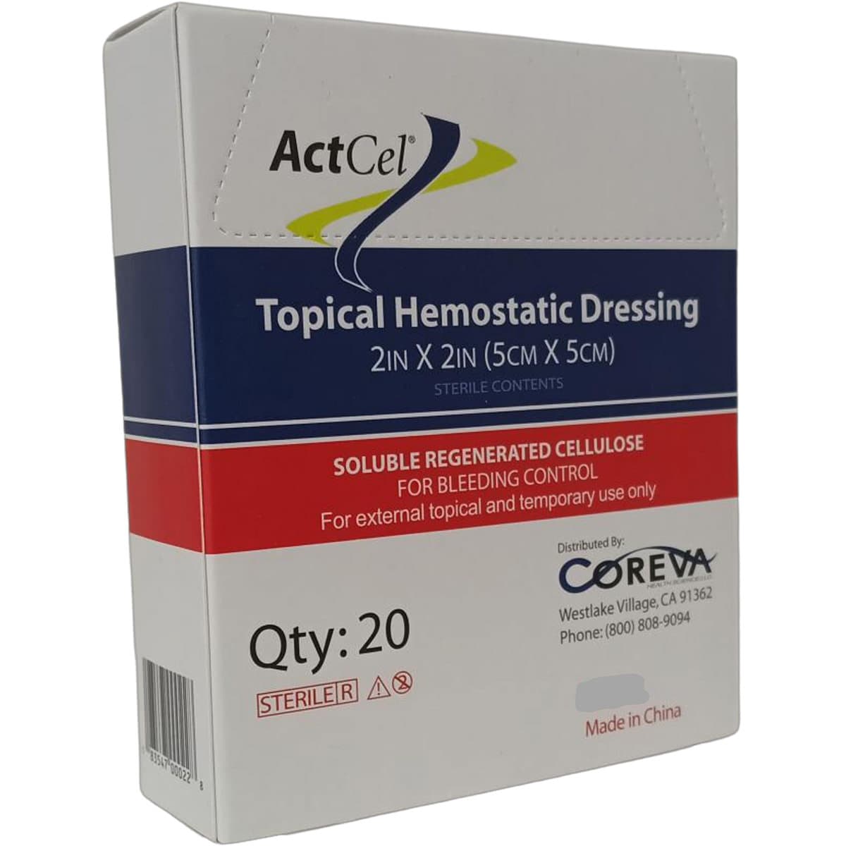 ActCel Topical Hemostatic Gauze Dressing - Image 2