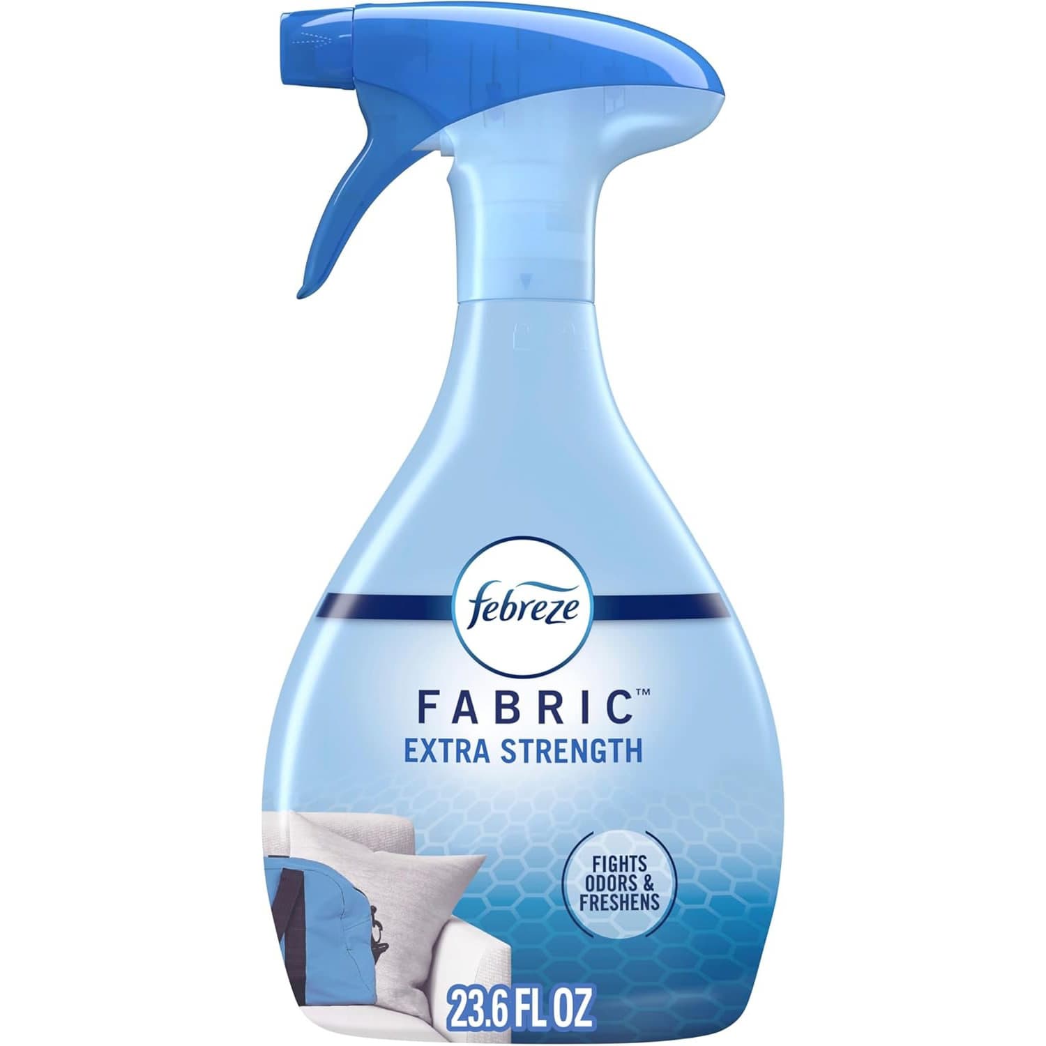 Febreze Fabric Spray Air Freshener, Odor-Fighting Fabric Refresher, Original Scent, 23.6 fl oz - Case of 4 - Image 1