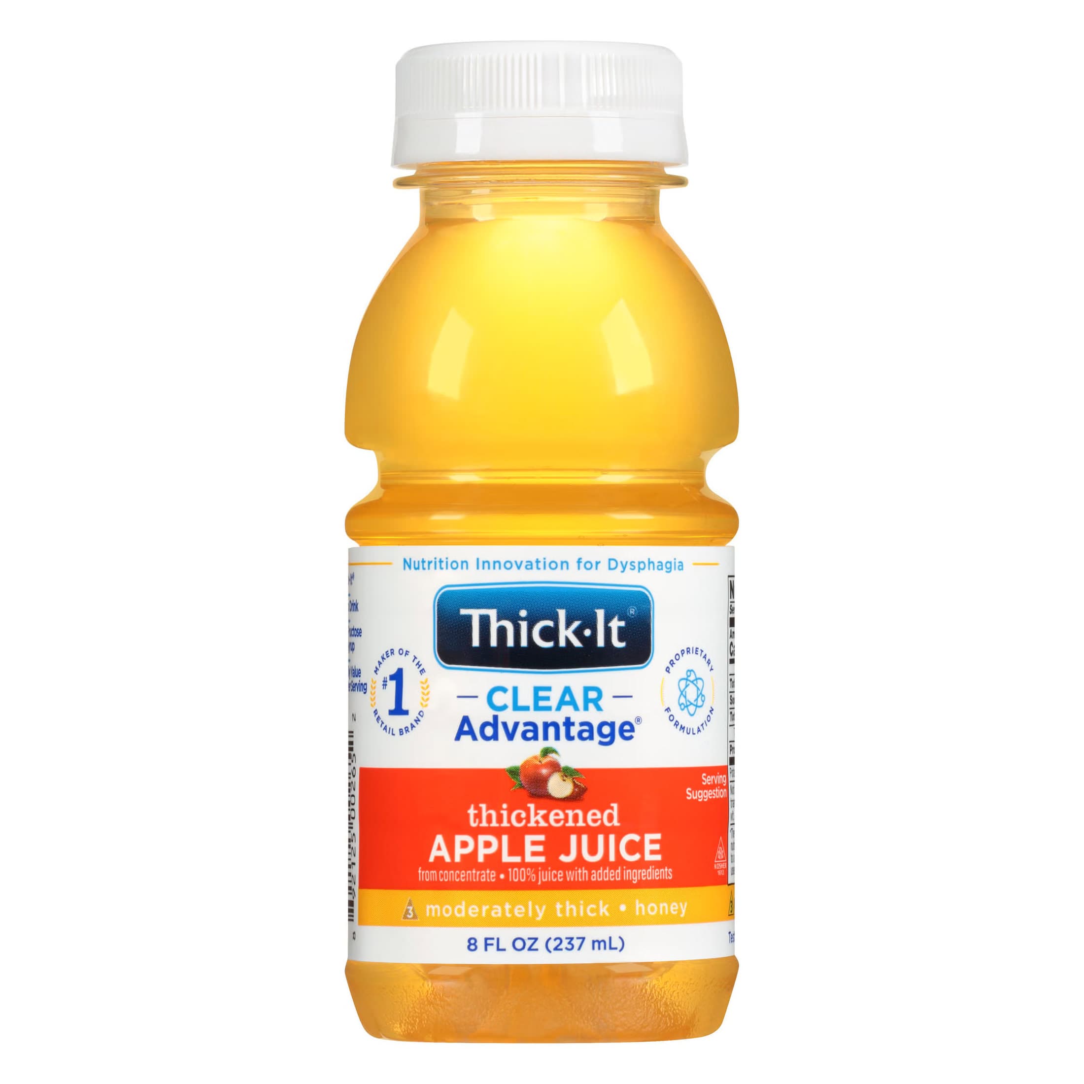 Thick-It Clear Advantage Honey Thickened Beverage, Apple, 8 oz - Each - Image 1