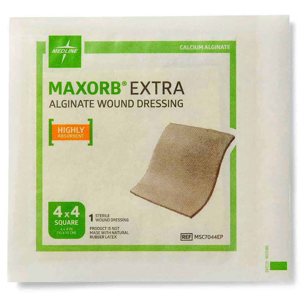 Maxorb Extra CMC-Alginate Wound Dressing, 4 x 4 Inch - Each - Image 1