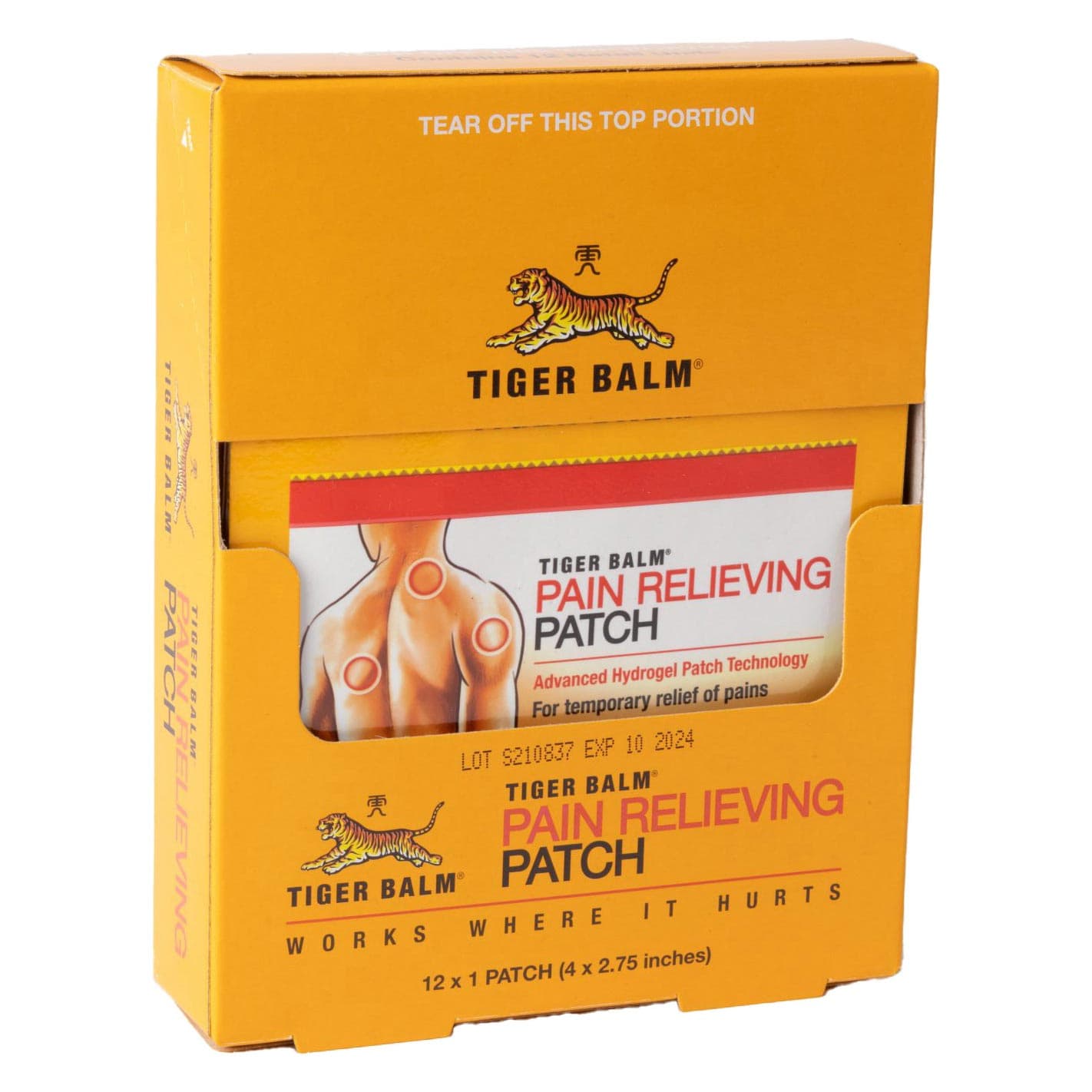 Tiger Balm Pain Relieving Patch - Package of 5 - Image 1