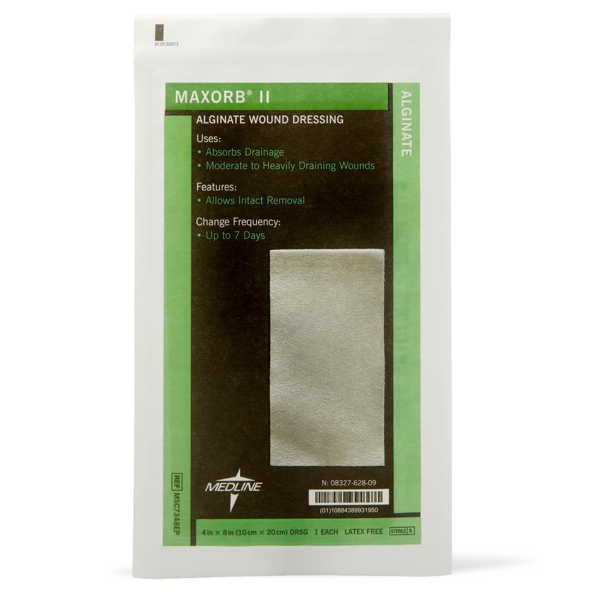 Maxorb II Alginate Wound Dressing, 4 x 8 Inch - Case of 50 - Image 2