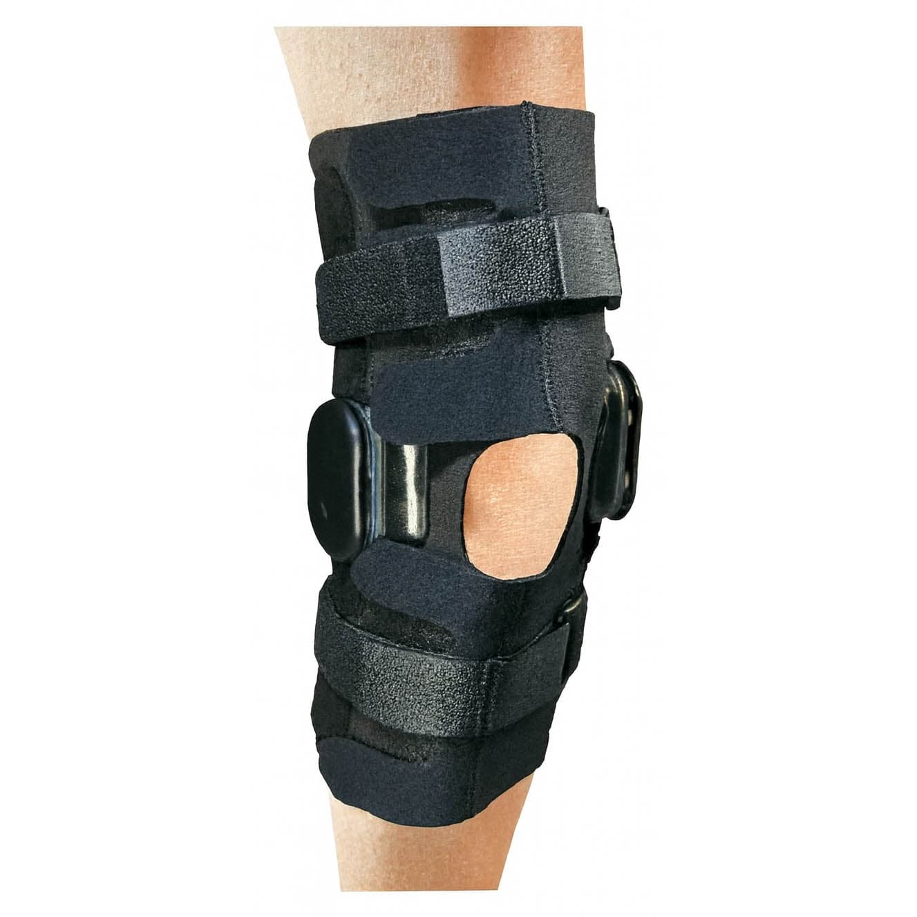 ProCare Action Neoprene Brace and Wrap Left or Right Knee 17 Inch Length, Black, Extra Small - Each - Image 1