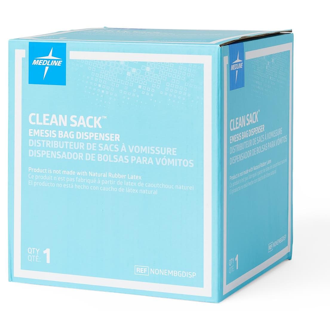 Medline Emesis Bag Dispenser, Wall Mount, Blue - Image 2