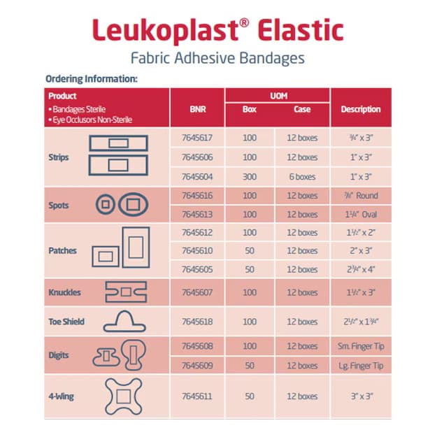 Leukoplast Elastic Adhesive Strip Tan - Image 6