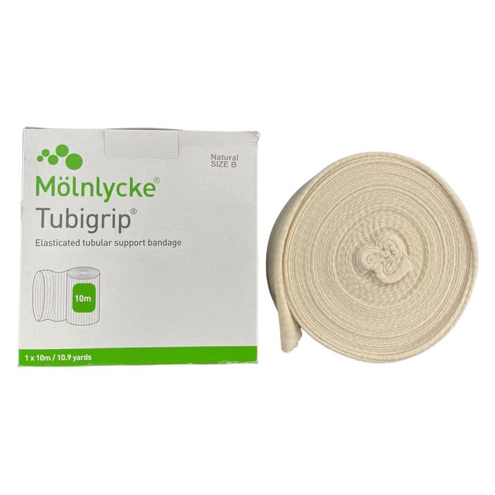 Tubigrip Elastic Tubular Support Bandage Natural, 2-1/2 Inch x 11 Yard, Size B - Each - Image 1