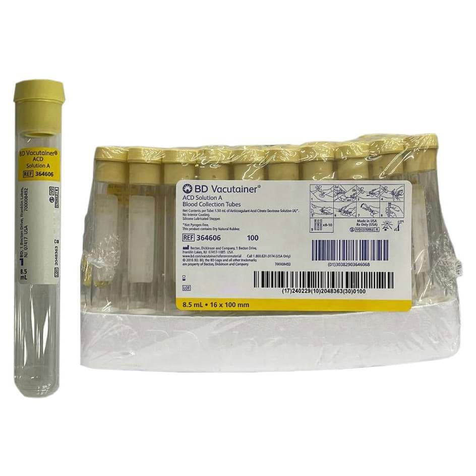 BD Vacutainer Venous Blood Collection Tube with ACD Solution A Additive