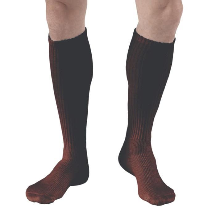 Jobst Sensifoot Knee High Compression Socks, Medium, Brown - Pair - Image 1