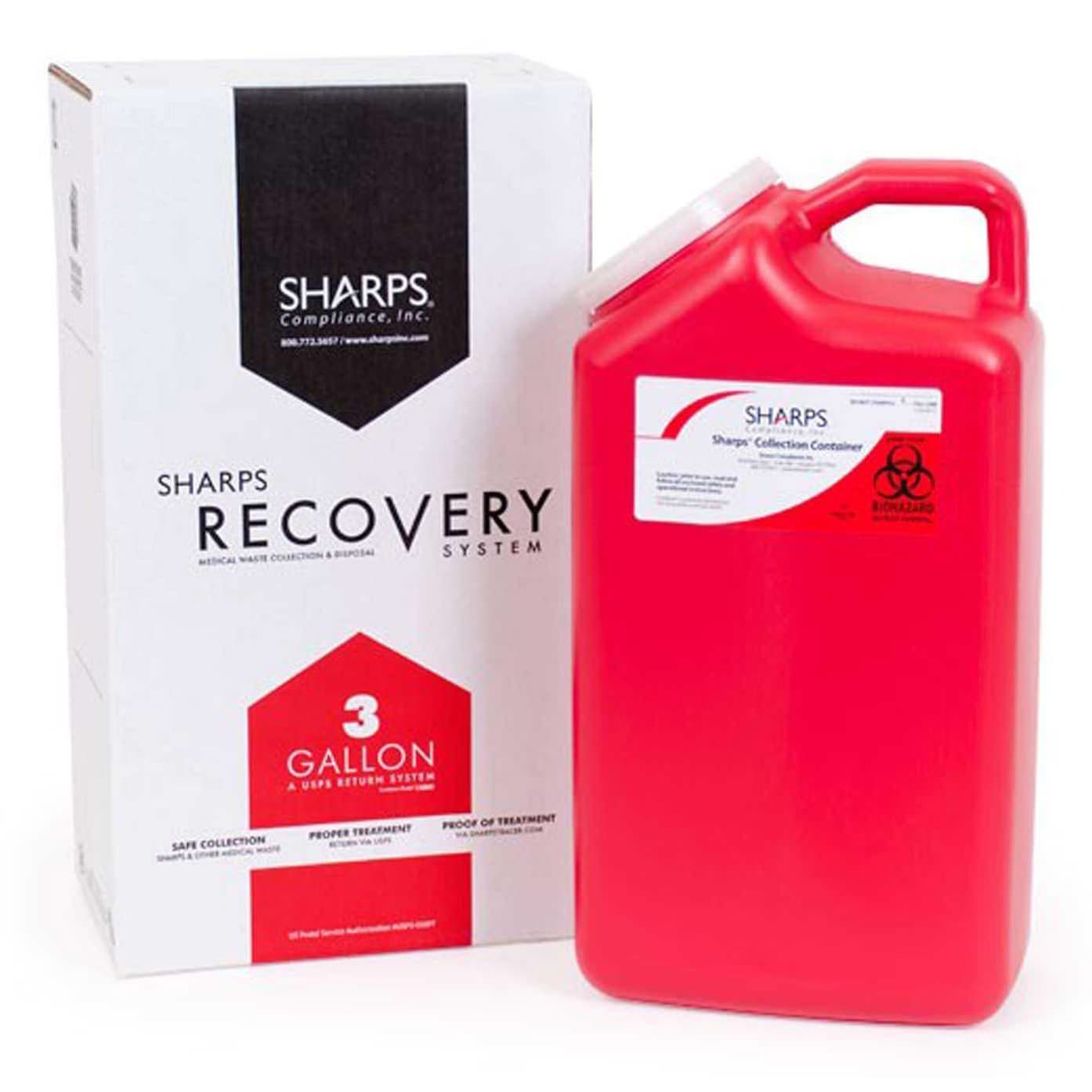 Sharps Recovery System Mailback Sharps Container, 17 H X 6 W X 9 L Inch - Each - Image 1
