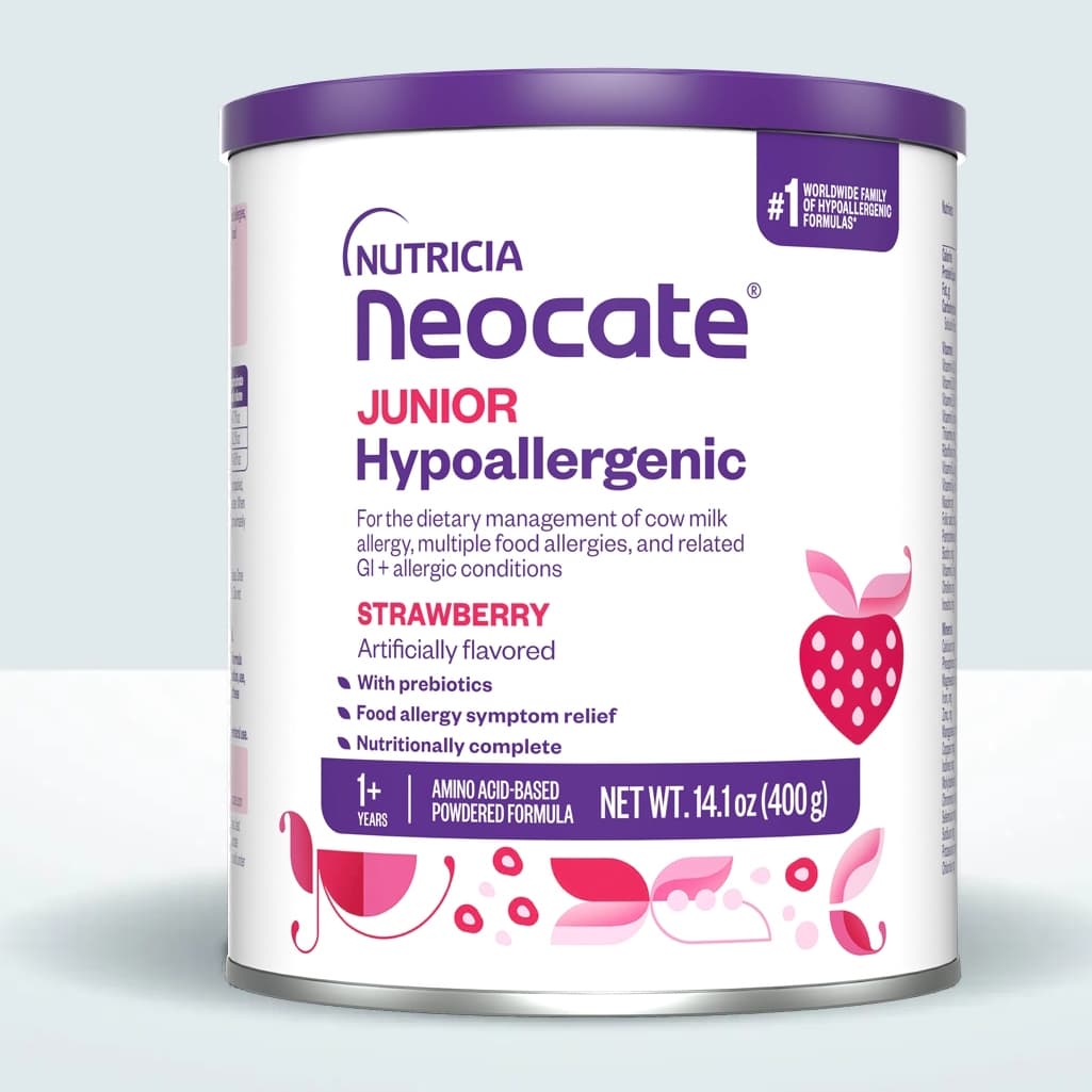 Neocate Junior Nutritionally Complete Hypoallergenic Formula, Strawberry, 14.1 oz - Each - Image 1