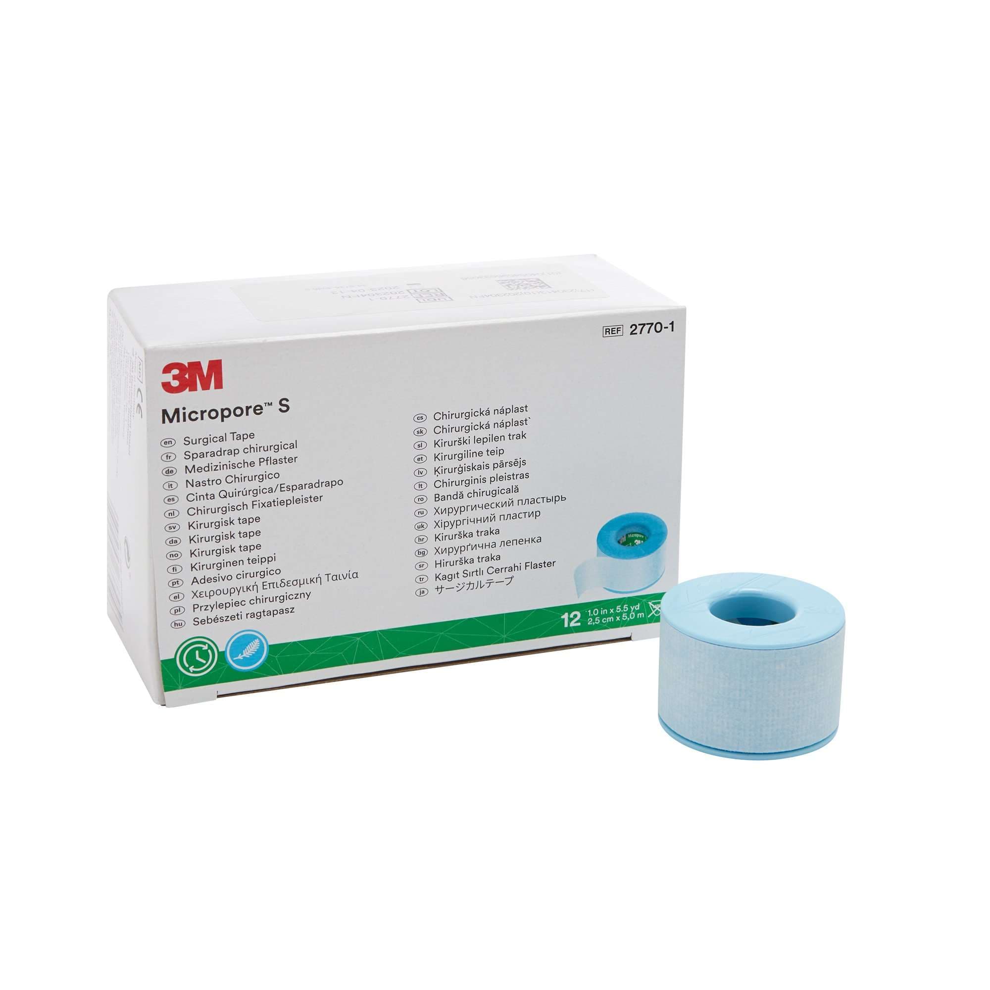 3M Kind Removal Silicone Tape, 1 Inch x 5-1/2 Yard - Case of 120 - Image 1