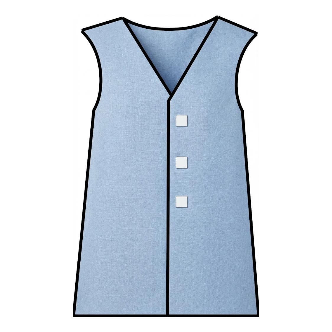 Medline Sterile SMS Surgeons Vest - Case of 30 - Image 1