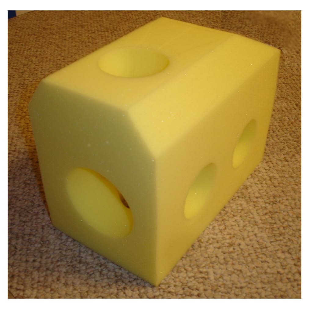DeRoyal Foot Cradle Yellow, 8 W x 14 D x 11 H Inch - Case of 10 - Image 1