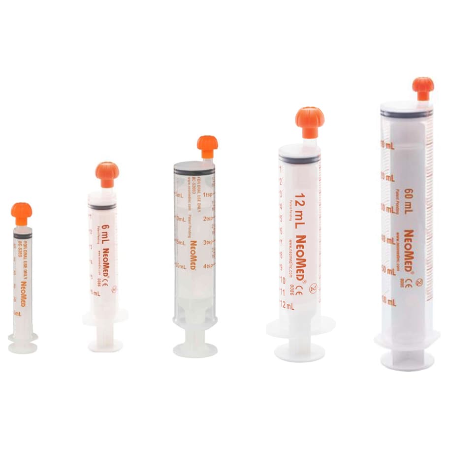 NeoMed Oral Medication Syringe, Clear Barrel - Image 2