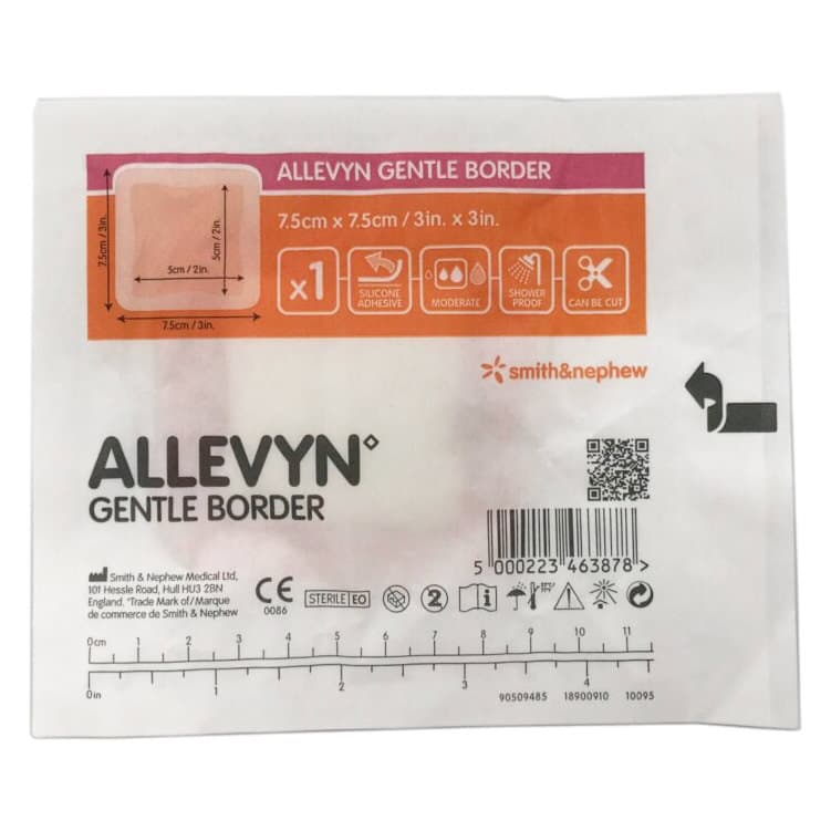 Allevyn Gentle Adhesive Hydrocellular Foam Dressing with Border - Image 5