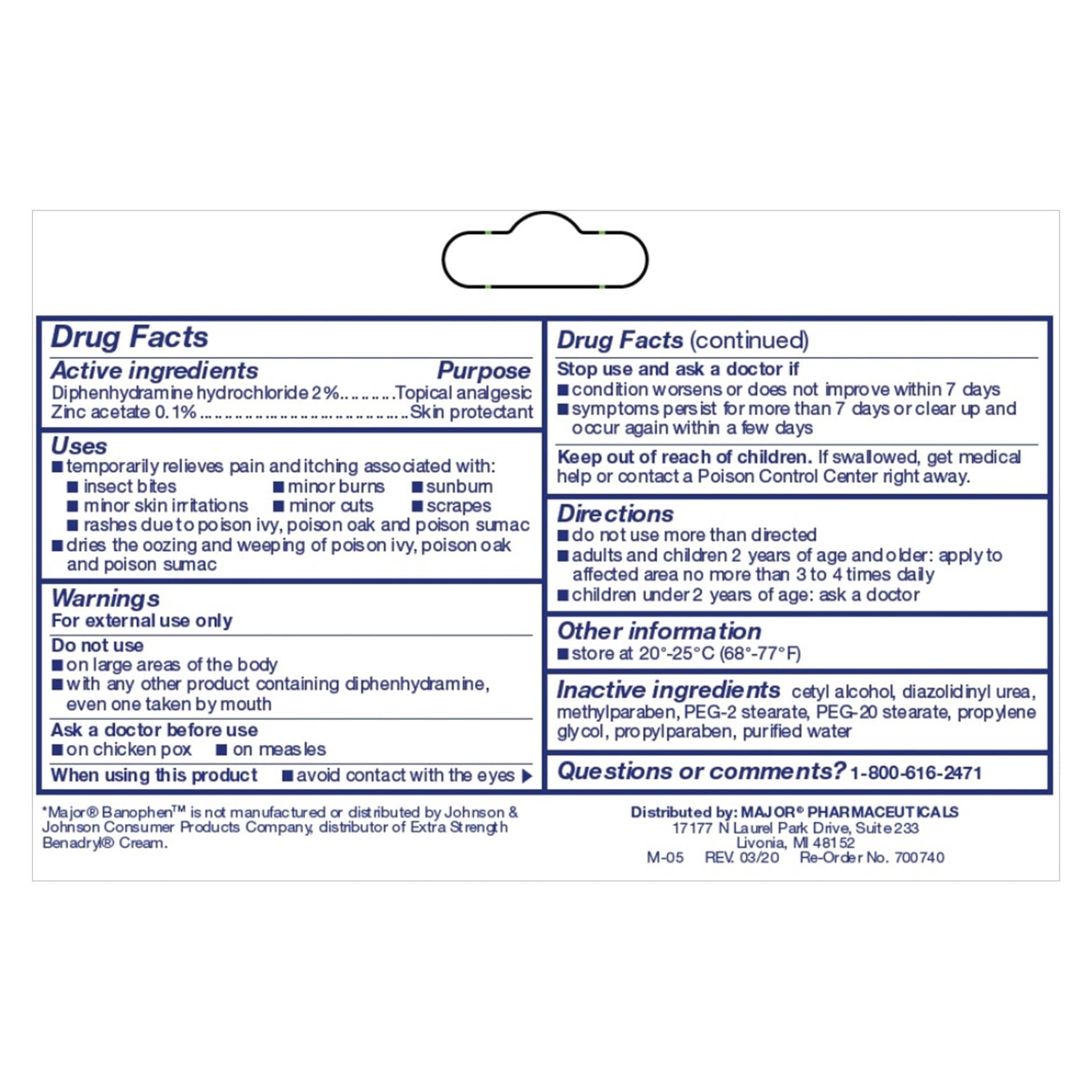 Banophen Itch Relief Cream - Image 2
