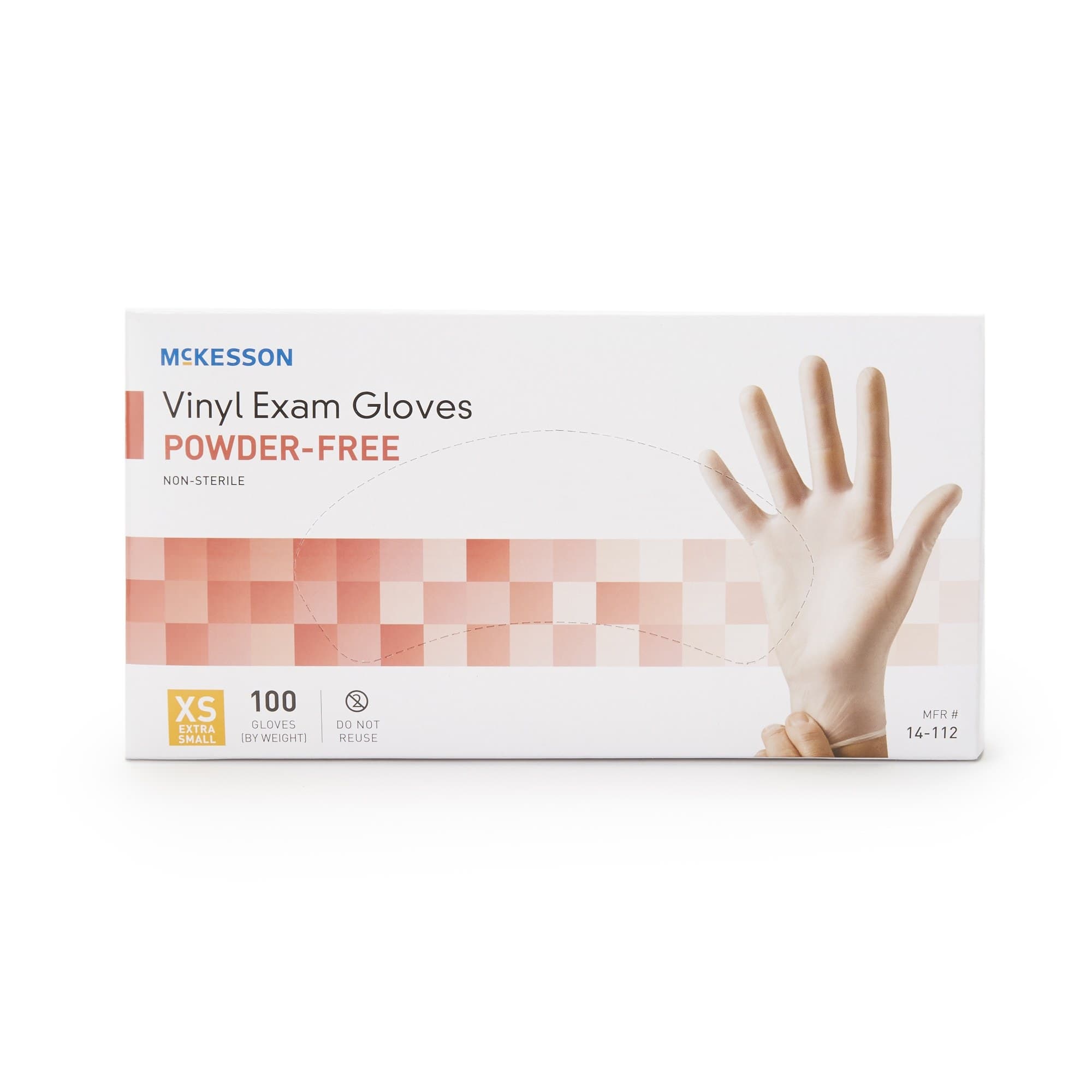 McKesson Standard Cuff Vinyl Powder Free Exam Gloves - Image 6
