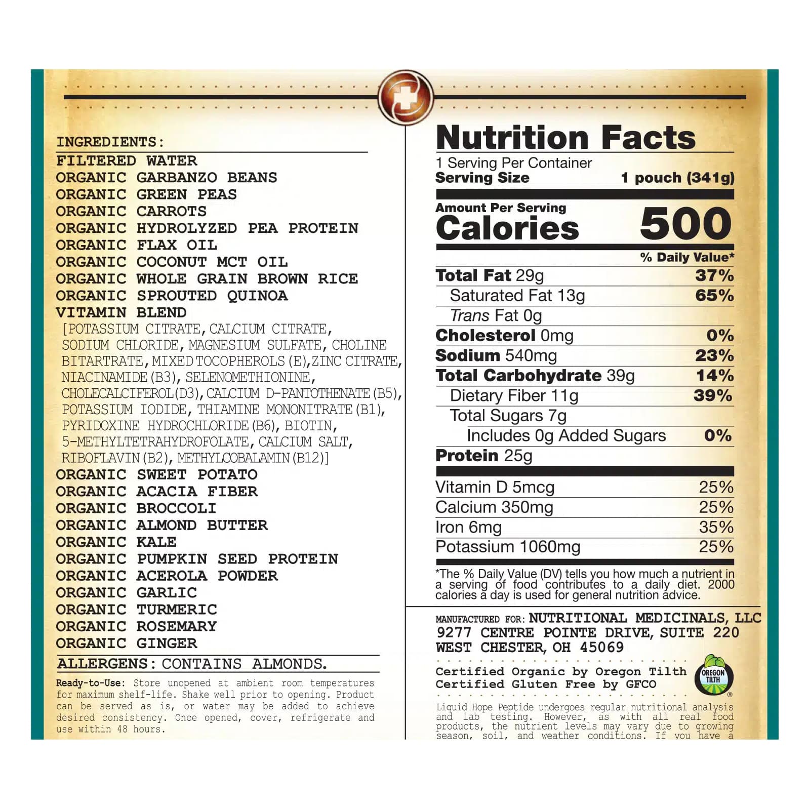 Liquid Hope Peptide Adult Formula - Image 3