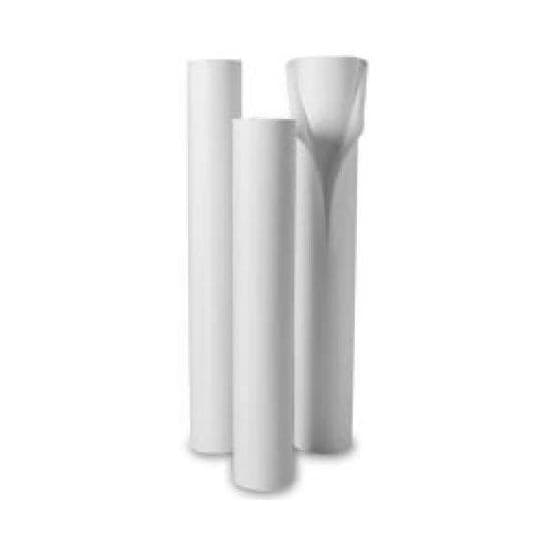 Tidi Choice Table Paper Crepe, White, 125 Foot Length, 24 Inch Width - Case of 12 - Image 1