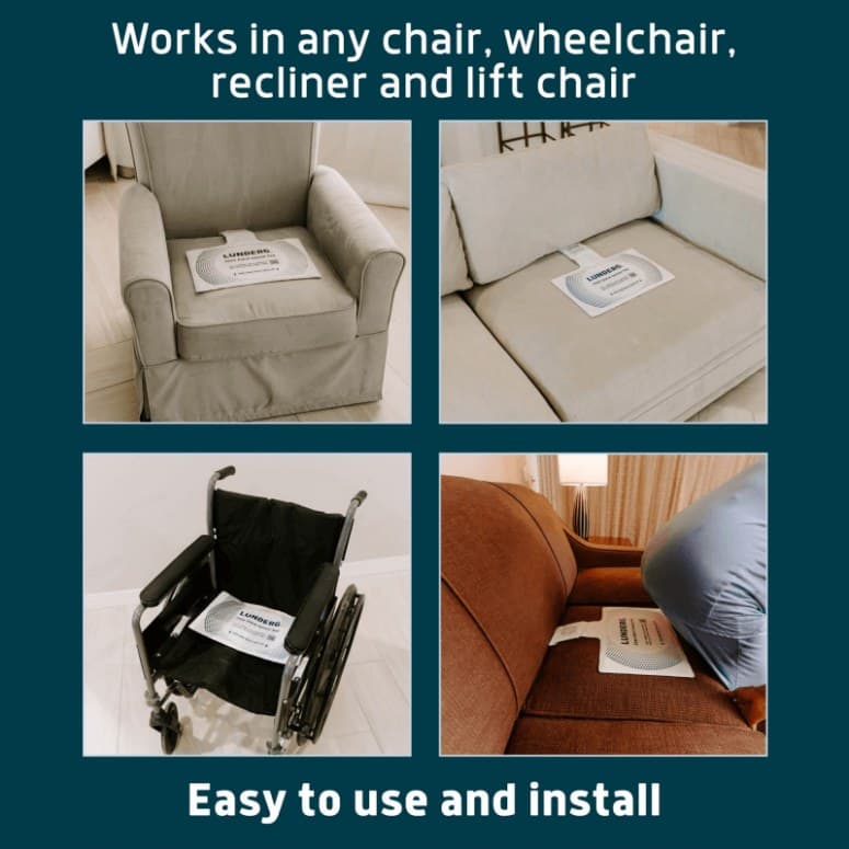 Lunderg Chair Alarm System with Wireless Sensor Pad and Monitor - Image 4