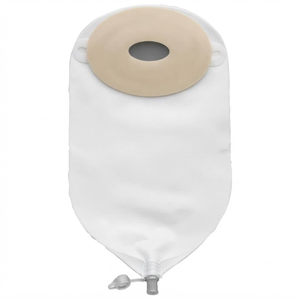 Nu-Hope Post-Operative Standard Oval Urinary Pouch, Deep Convex - Box of 10 - Image 1