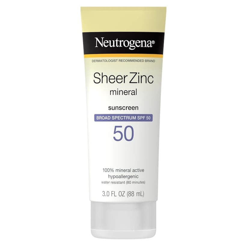 Neutrogena Sheer Zinc Dry-Touch SPF 50 Lotion, 3 oz - Each - Image 1