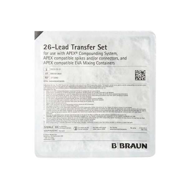 Apex Transfer Set, 26 Lead - Each - Image 1