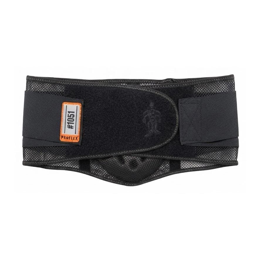 ProFlex 1051 Occupational Back Support Black Hook and Loop Closure 10 Inch Height, 38 to 42 Inch, X-Large - Image 1