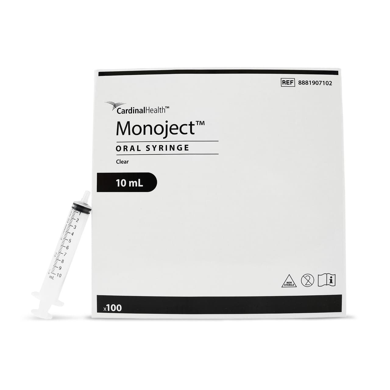 Monoject Oral Medication Syringe, 10 ml - Case of 500 - Image 1