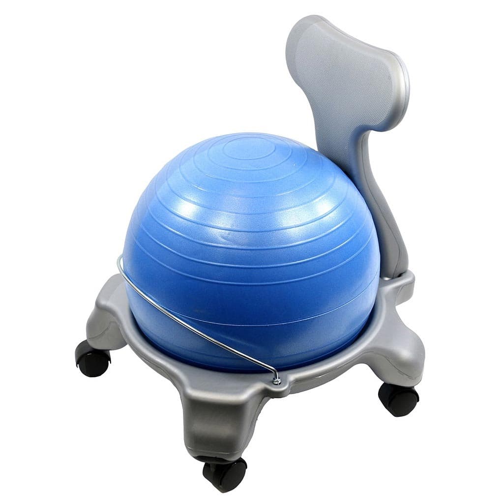 CanDo Plastic Ball Chair, Child, Black - Image 1