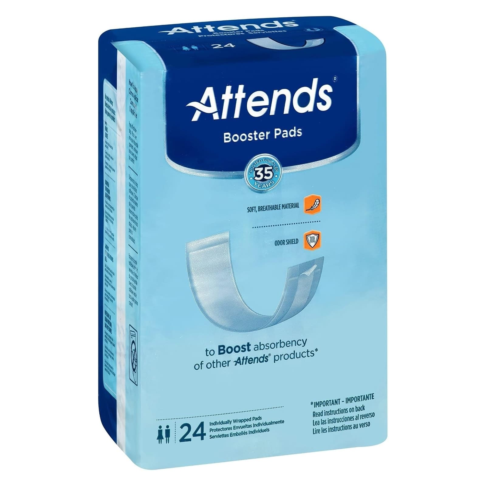 Attends Adult Incontinence Booster Pads - Image 3