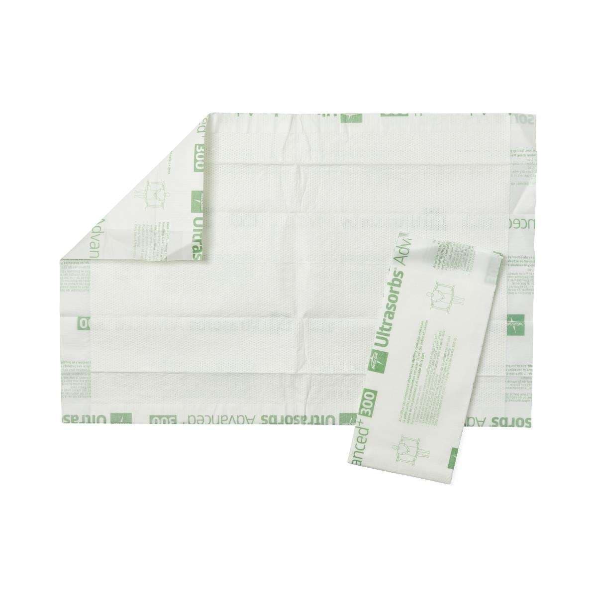 Ultrasorbs Advanced+ Premium Underpads, 300 lbs, 23 x 36 Inch - Bag of 10 - Image 1