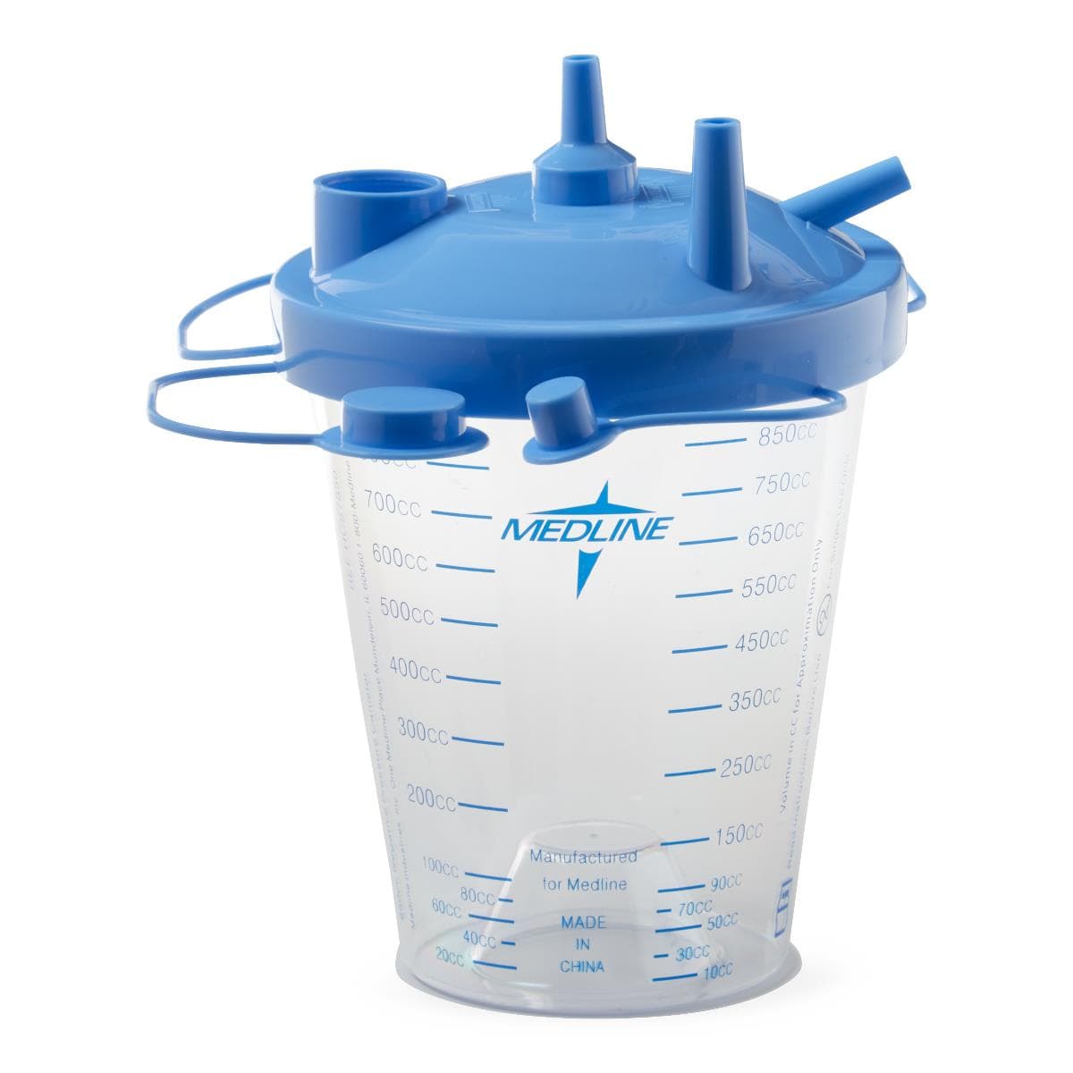 Medline Rigid Suction Canister Kit - Case of 12 - Image 1