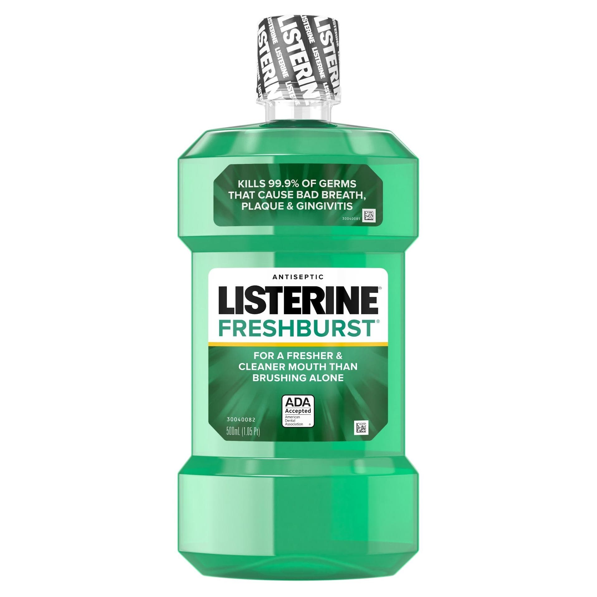Listerine Mouthwash, Mint Flavor, 500 mL - Image 1