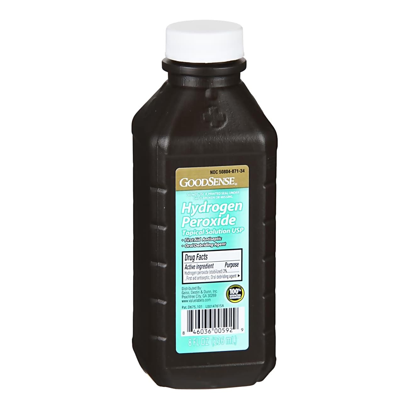 GoodSense 3% Hydrogen Peroxide Topical Solution, 8 oz - Each - Image 1