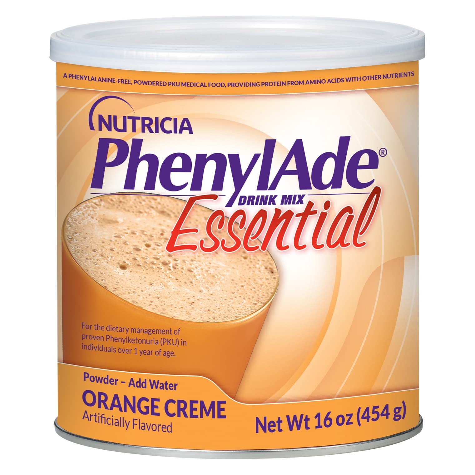 PhenylAde Essential Drink Mix, Orange Creme, 16 oz - Each - Image 1