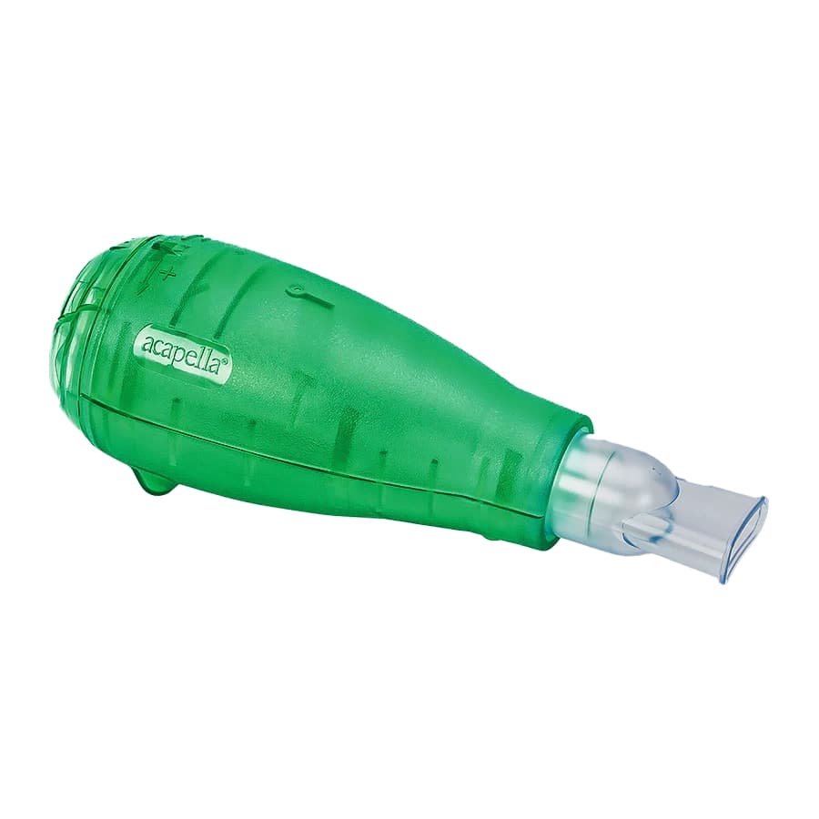 Smiths ASD acapella DH Vibratory PEP Therapy System with Mouth Piece, Green - Image 1