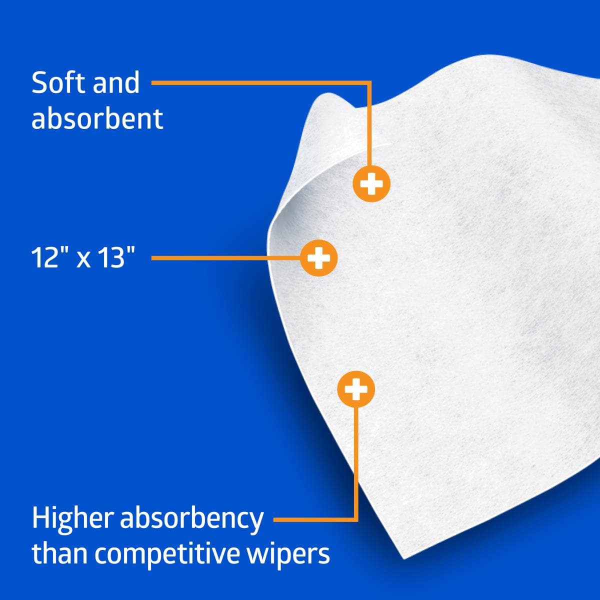 Medline Absorbent Wipers+ Dry Wipes - Image 4