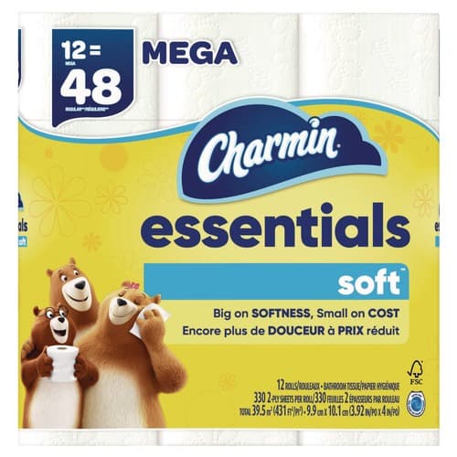 Charmin Essentials Soft Toilet Paper - Image 2