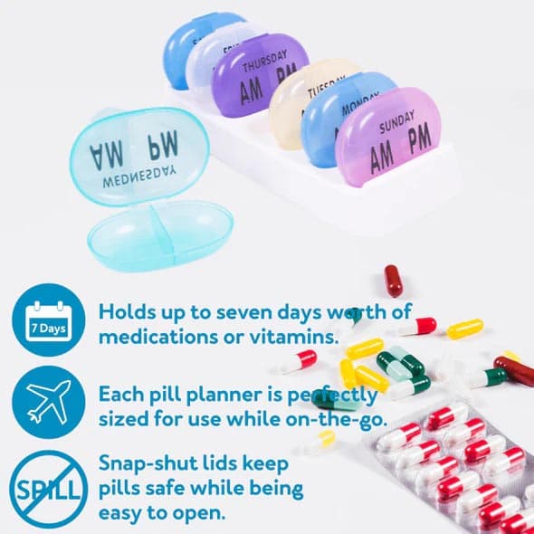 Apex Pocket Med Pack with 7-Day Tray Pill Organizer - Image 3