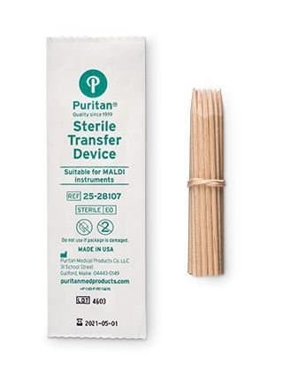 Puritan Sterile Pointed Wooden Transfer Device, 3 Inch - Image 2