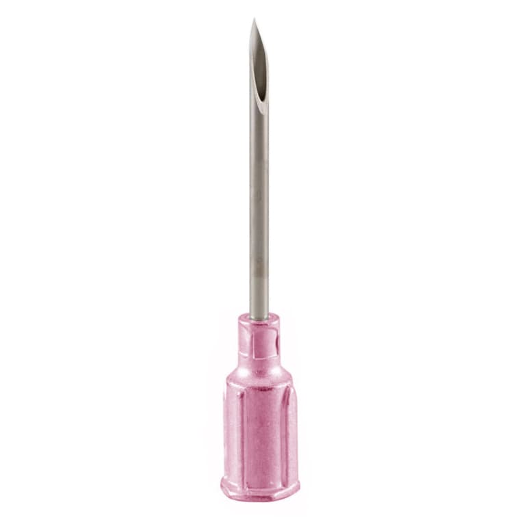 Monoject Rigid Pack Hypodermic Standard Needles with Aluminum Hub, 1 Inch, 20 Gauge - Box of 100 - Image 1