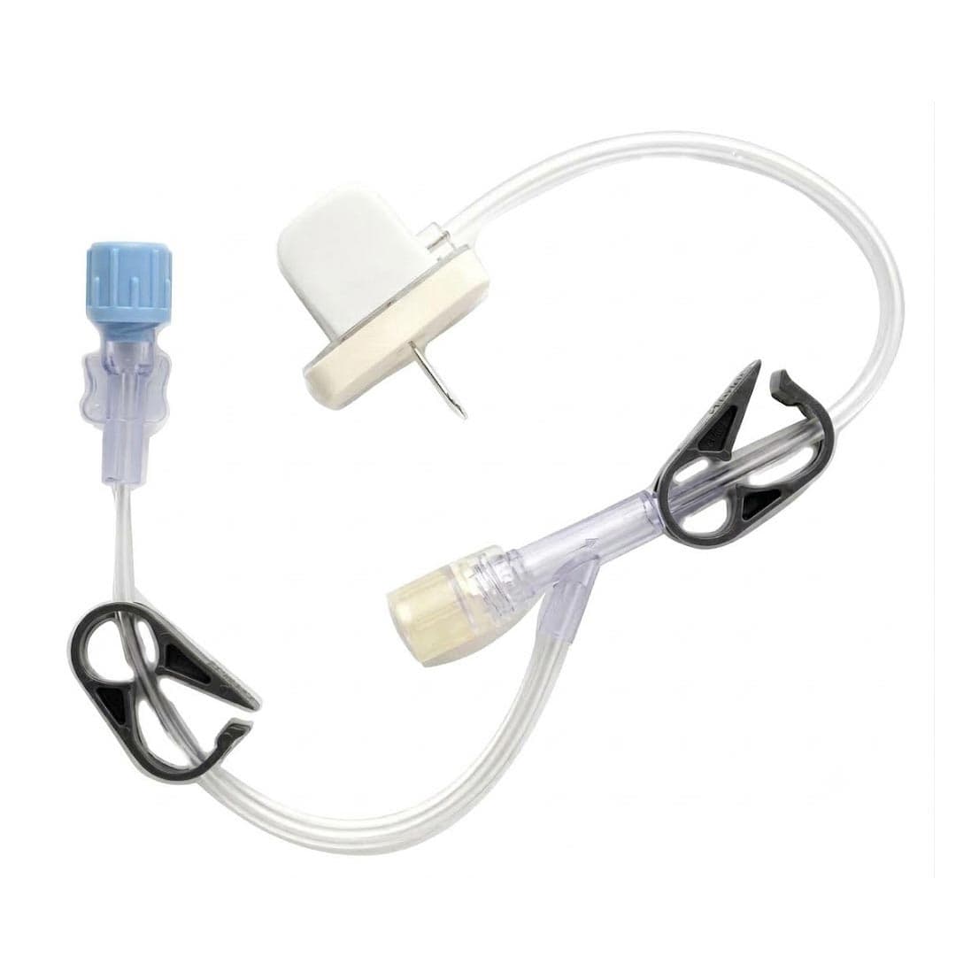 Gripper Non-safety Huber Needles with Y-site