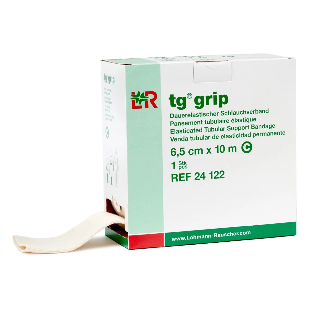TG grip Elasticated Tubular Support Bandage, 2.5 Inch x 11 Yard/Size C - Box of 1 - Image 1
